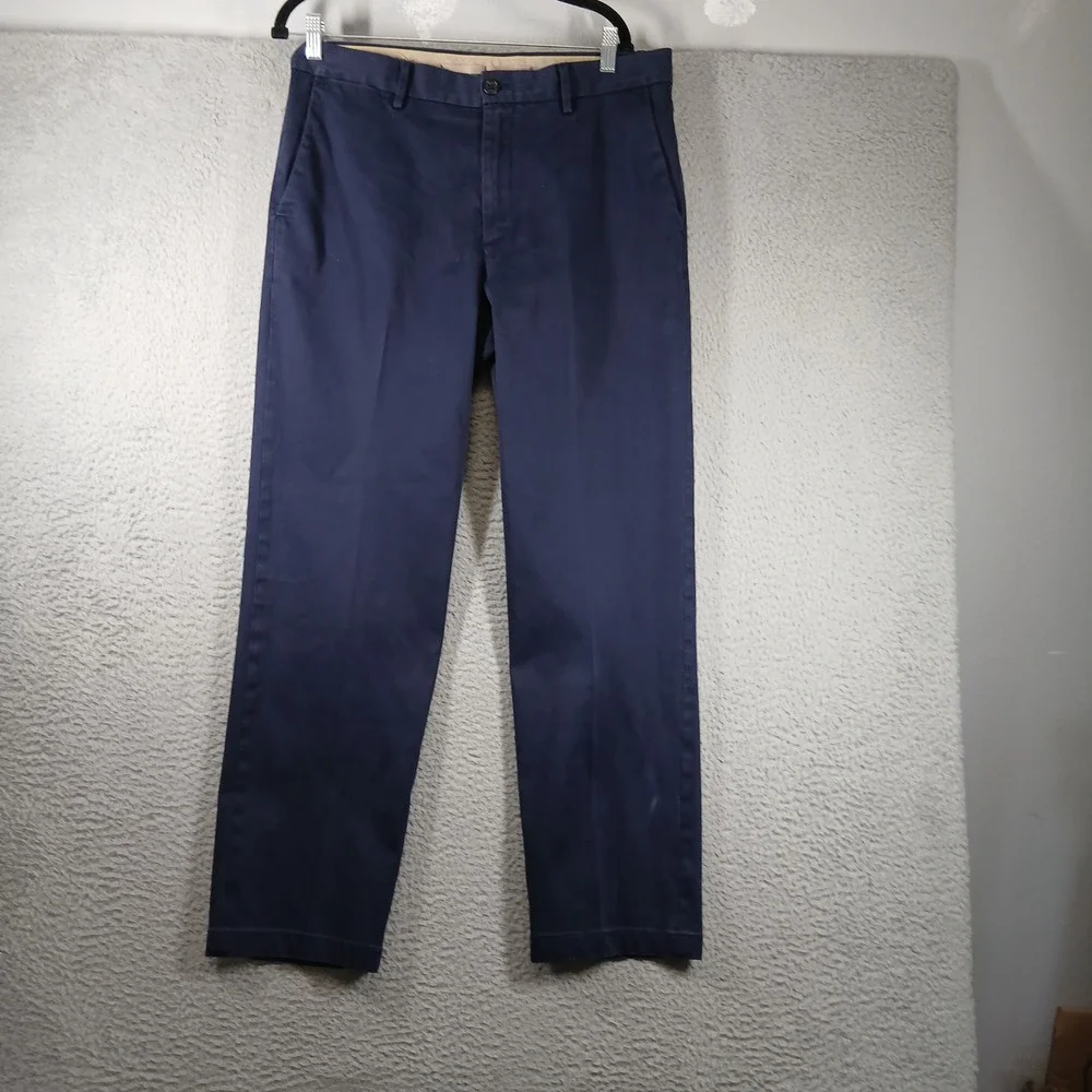 Banana Republic‎ Chino Pants Mens 36x30 Navy Blue Casual